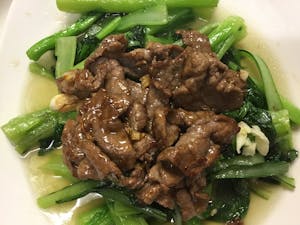Order BEEF STIR-FRIED WITH KAI LAN food online from Lemongrass Cafe store, Louisville on bringmethat.com