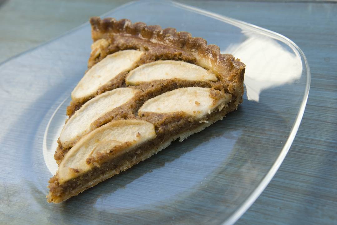 Order Apple Frangipane Tart - Slice food online from Windowsill Pies Bakery &amp; Cafe store, New Orleans on bringmethat.com