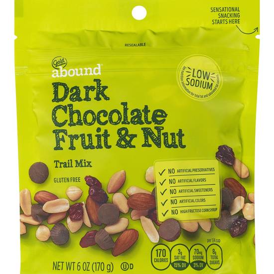 Order Gold Emblem Abound Dark Chocolate, Fruit & Nut Trail Mix food online from Cvs store, SPANISH FORT on bringmethat.com