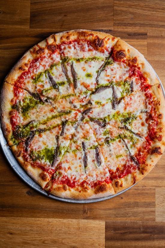 Order Anchovy Pizza (DS) food online from Tennfold store, Nashville on bringmethat.com