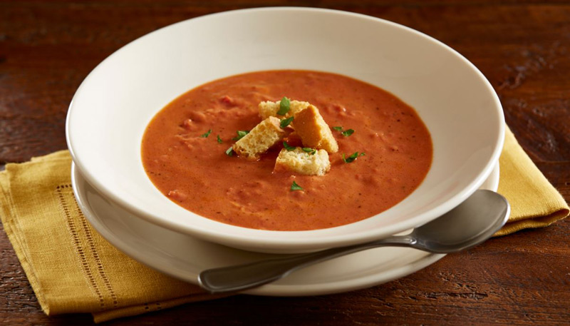 Order Tuscan Tomato Bisque food online from BJs Restaurant & Brewhouse store, Greenwood on bringmethat.com
