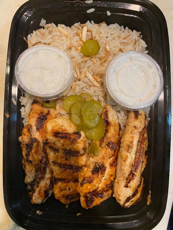 Order Chicken Breast Entree food online from La Fresh Mediterranean Grill store, Plymouth on bringmethat.com