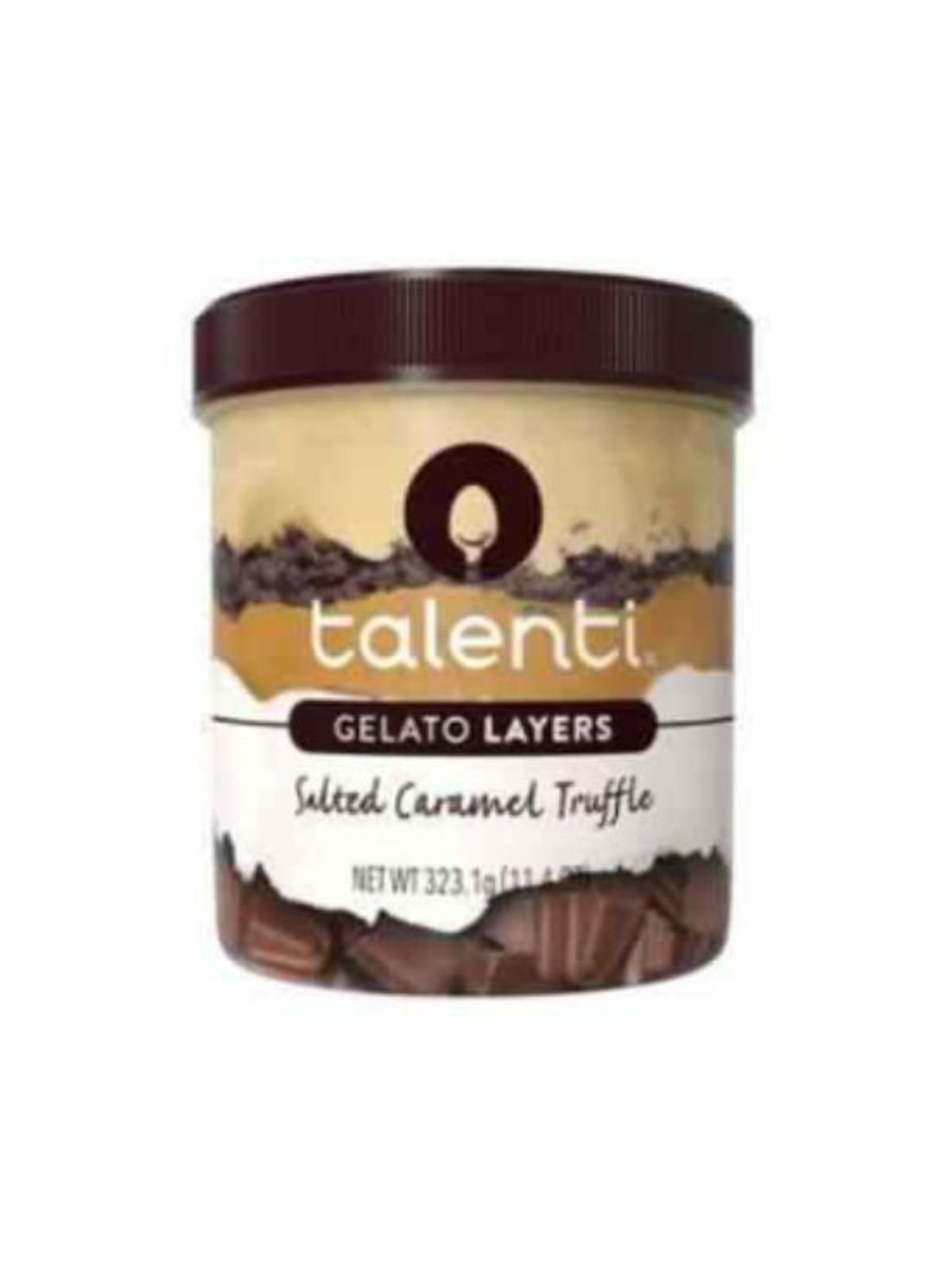 Order Talenti Gelato Layers Salted Caramel Truffle (1 Pint) food online from Goodees Cravings store, Los Angeles on bringmethat.com
