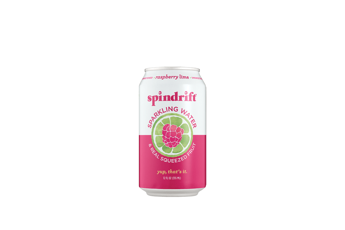 Order Spindrift Seltzer - Raspberry Lime food online from Noodles & Company store, Iowa City on bringmethat.com