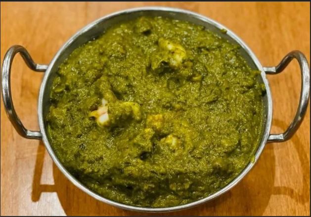 Order Shrimp Saag with basmati rice food online from Great Himalayan Indian Cuisines store, Moore on bringmethat.com