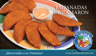 Order Empanadas de Camaron food online from Las Islas Marias store, Hesperia on bringmethat.com
