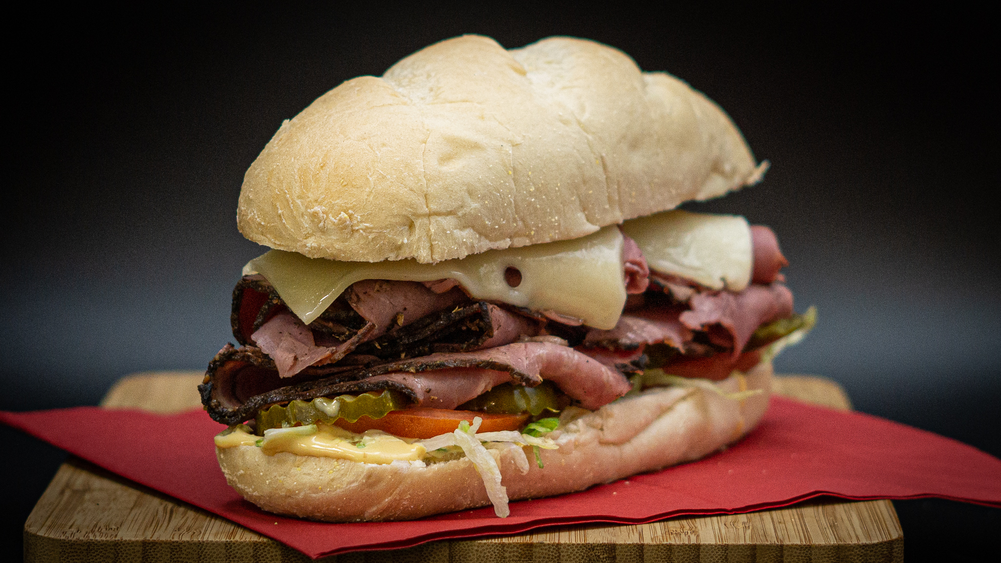 Order Hot Pastrami Sandwich food online from Best Burger store, North Canton on bringmethat.com
