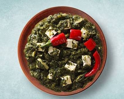 Order Cottage Cheese In Spinach food online from Veggie Mania store, Birmingham on bringmethat.com
