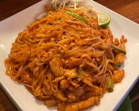 Order Pad Thai Noodles food online from Sabi Asian Bistro store, Davidson on bringmethat.com