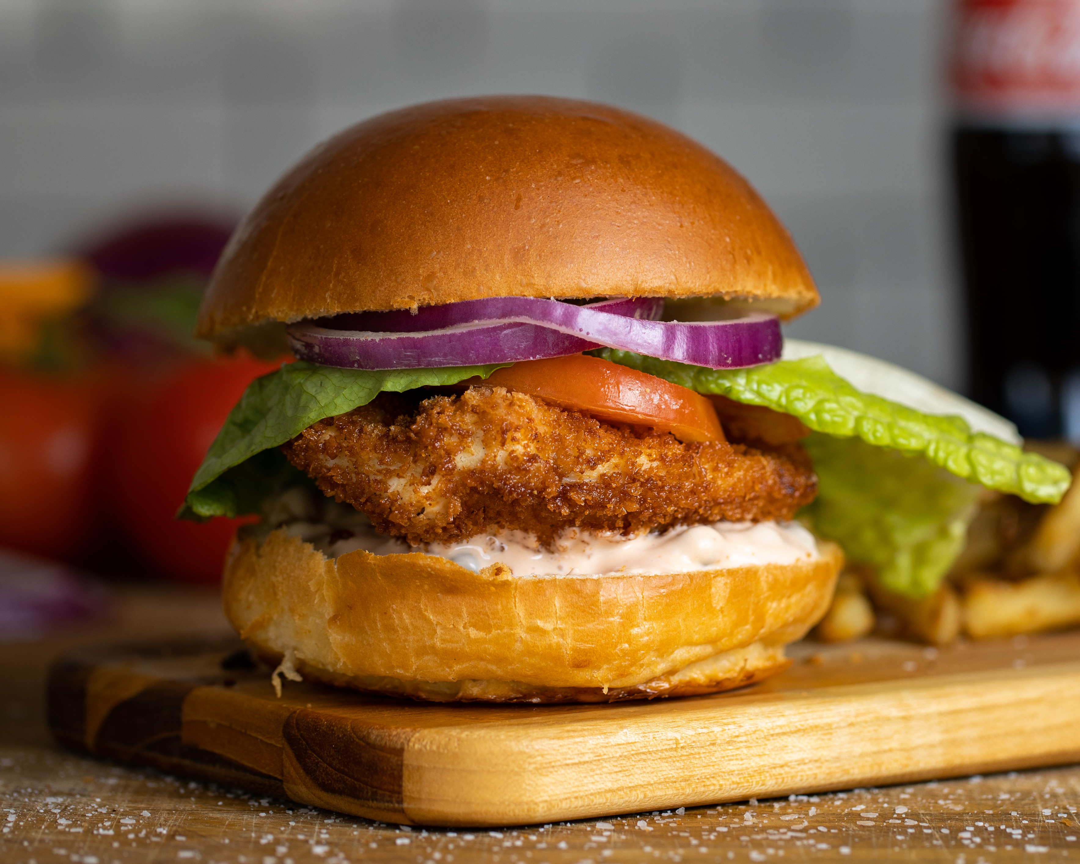 Order Classic Cluckery Fried Chicken Sandwich  food online from The Coup store, Lake Oswego on bringmethat.com