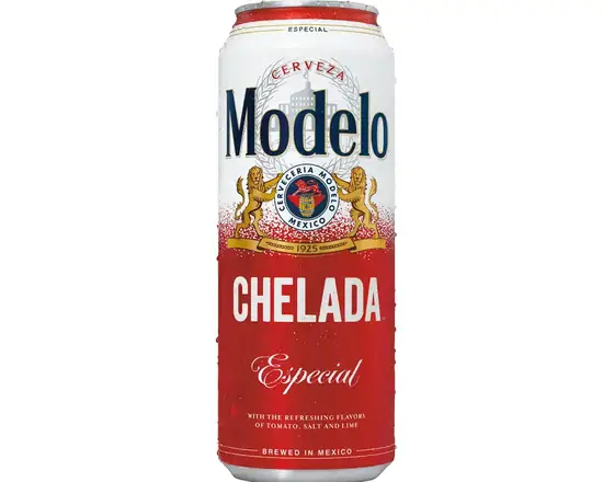 Order Modelo Chelada Especial 24oz Can food online from Sousa Wines & Liquors store, Mountain View on bringmethat.com