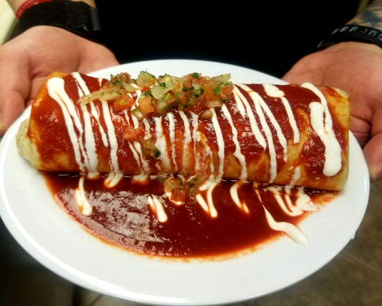 Order Carne Asada Burrito food online from Fuego Mexican Kitchen store, Las Vegas on bringmethat.com