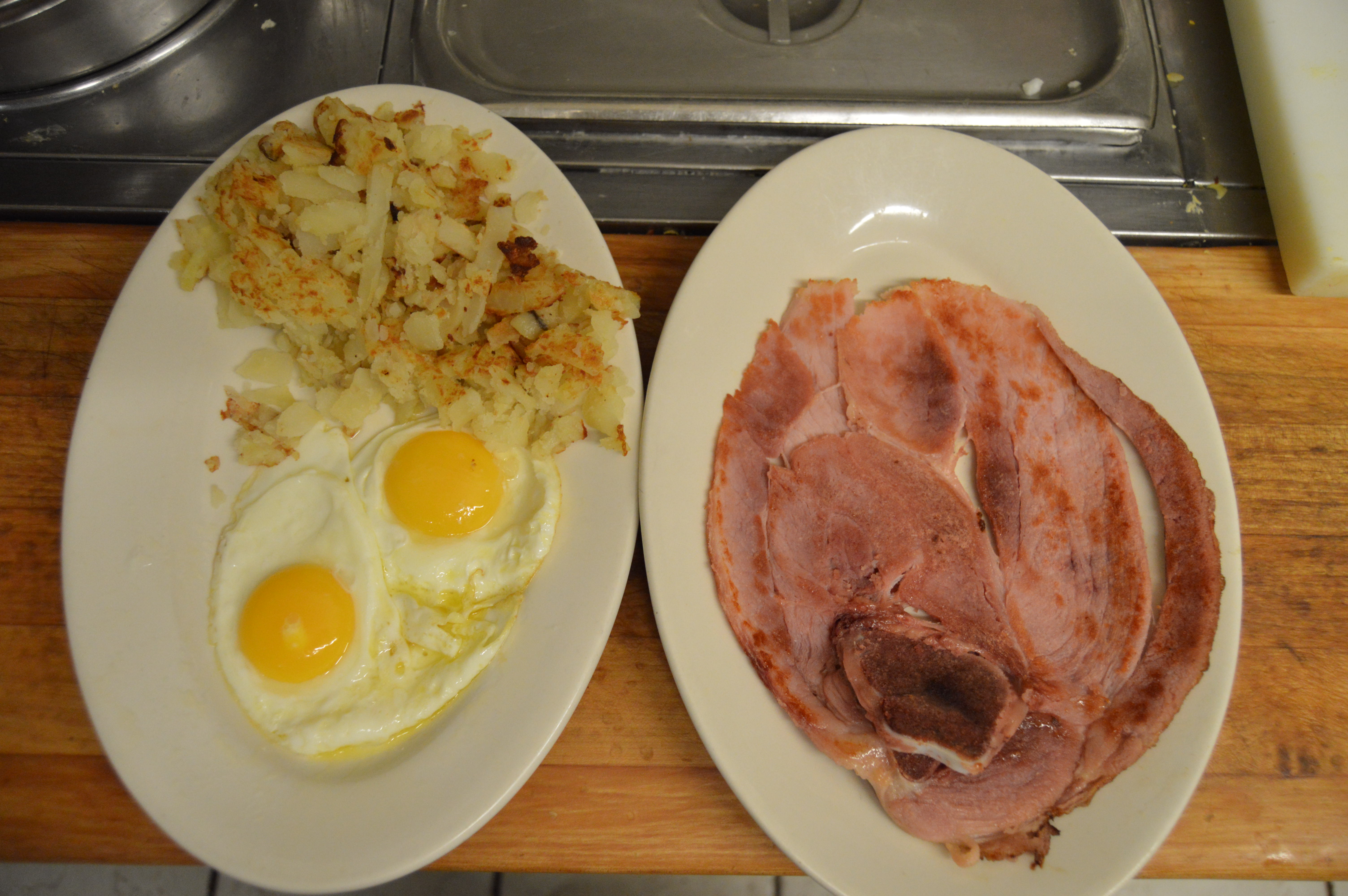Order Country Ham Breakfast food online from Angelas family restaurant store, Cleveland on bringmethat.com
