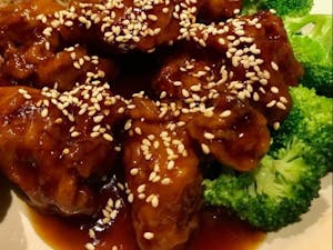 Order Sesame Chicken food online from The Jade Garden store, Lawrence on bringmethat.com