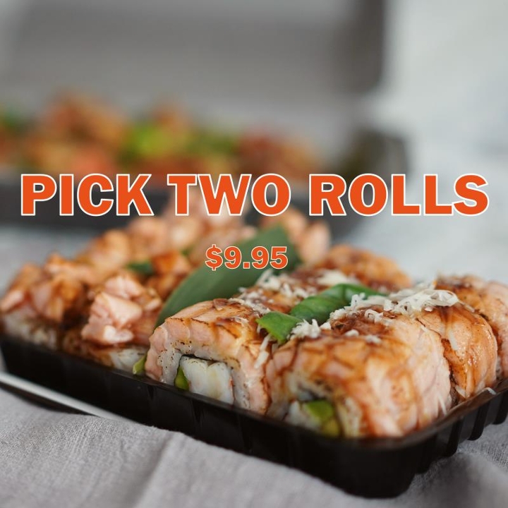 Order Pick Two Rolls food online from Poke Cafe store, North Charleston on bringmethat.com