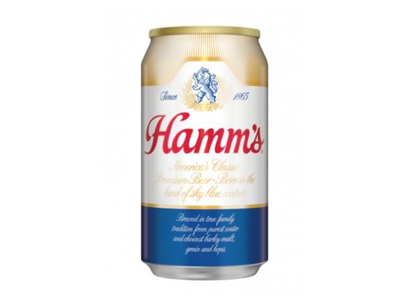 Order Hamm's Beer - 30x 12oz Cans food online from Shar Armanetti Fine Wine & Spirits store, Carpentersville on bringmethat.com