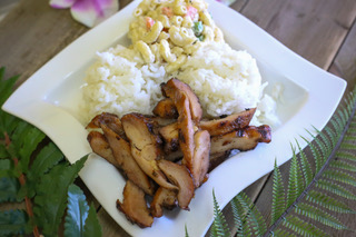 Order 1 Meat Plate food online from Hungry Hawaiian store, Woods Cross on bringmethat.com