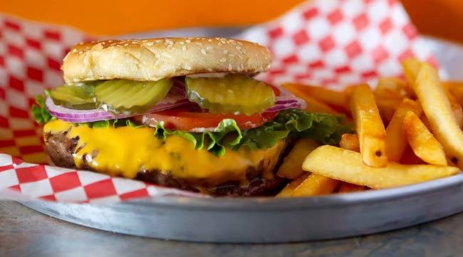 Order Buzzer Beater food online from Hall Of Flame Burgers store, San Francisco on bringmethat.com
