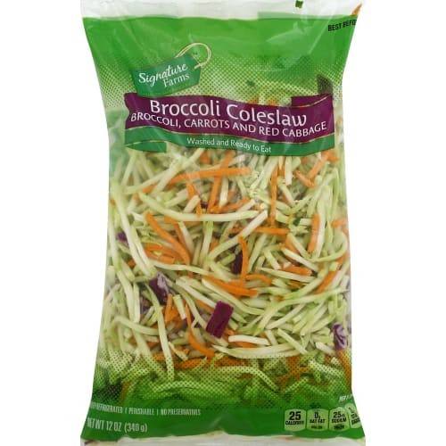 Order Signature Farms · Broccoli Coleslaw (12 oz) food online from Safeway store, Tahoe City on bringmethat.com