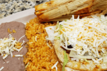 Order Combination Plate food online from Taco Burrito King store, Elmwood Park on bringmethat.com