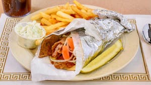 Order Gyro Combo food online from Kim's Family Restaurant store, North Ridgeville on bringmethat.com