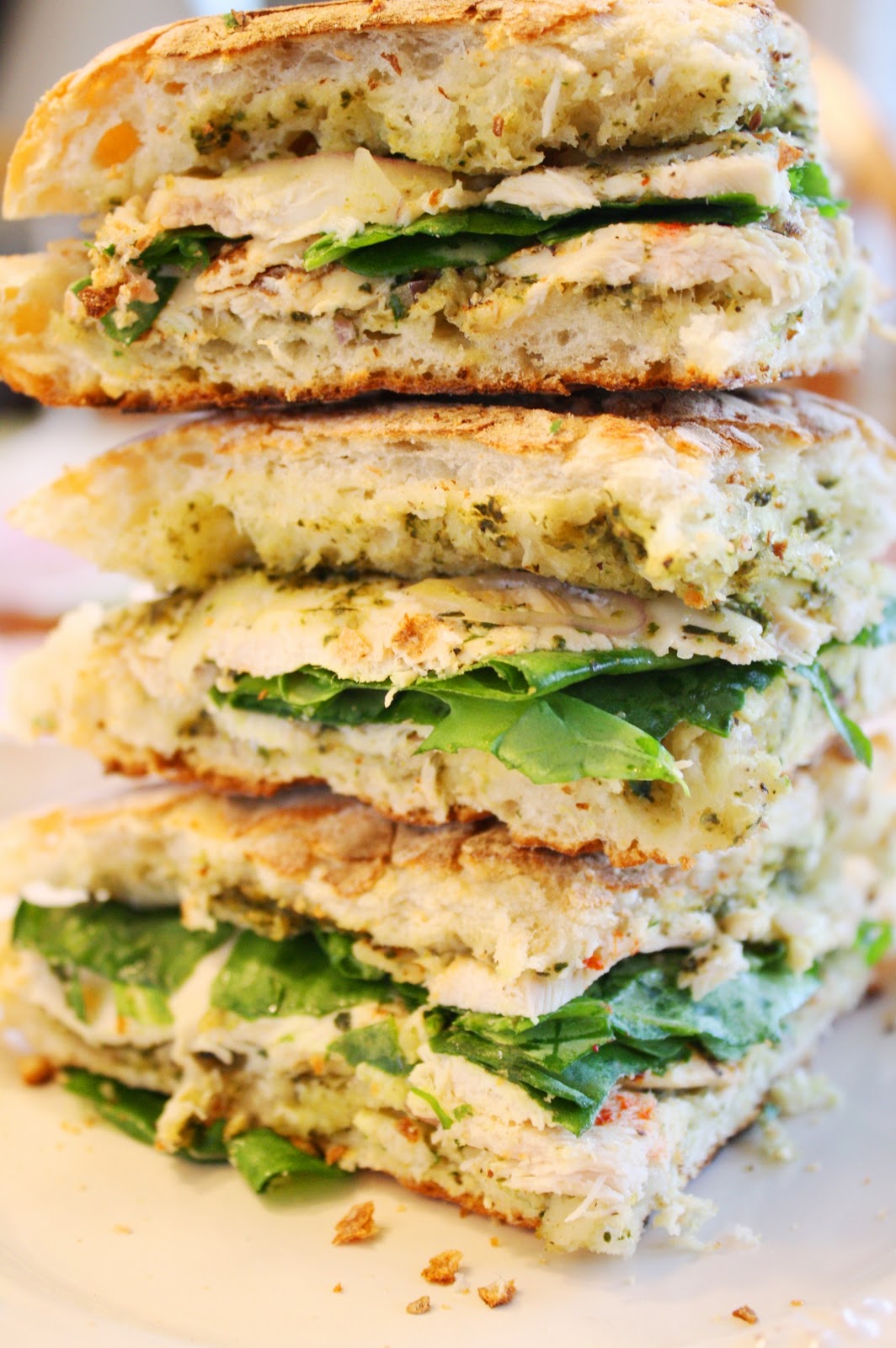Order Pesto Chicken Panini Lunch food online from Lakeside Cafe store, Sandy Springs on bringmethat.com