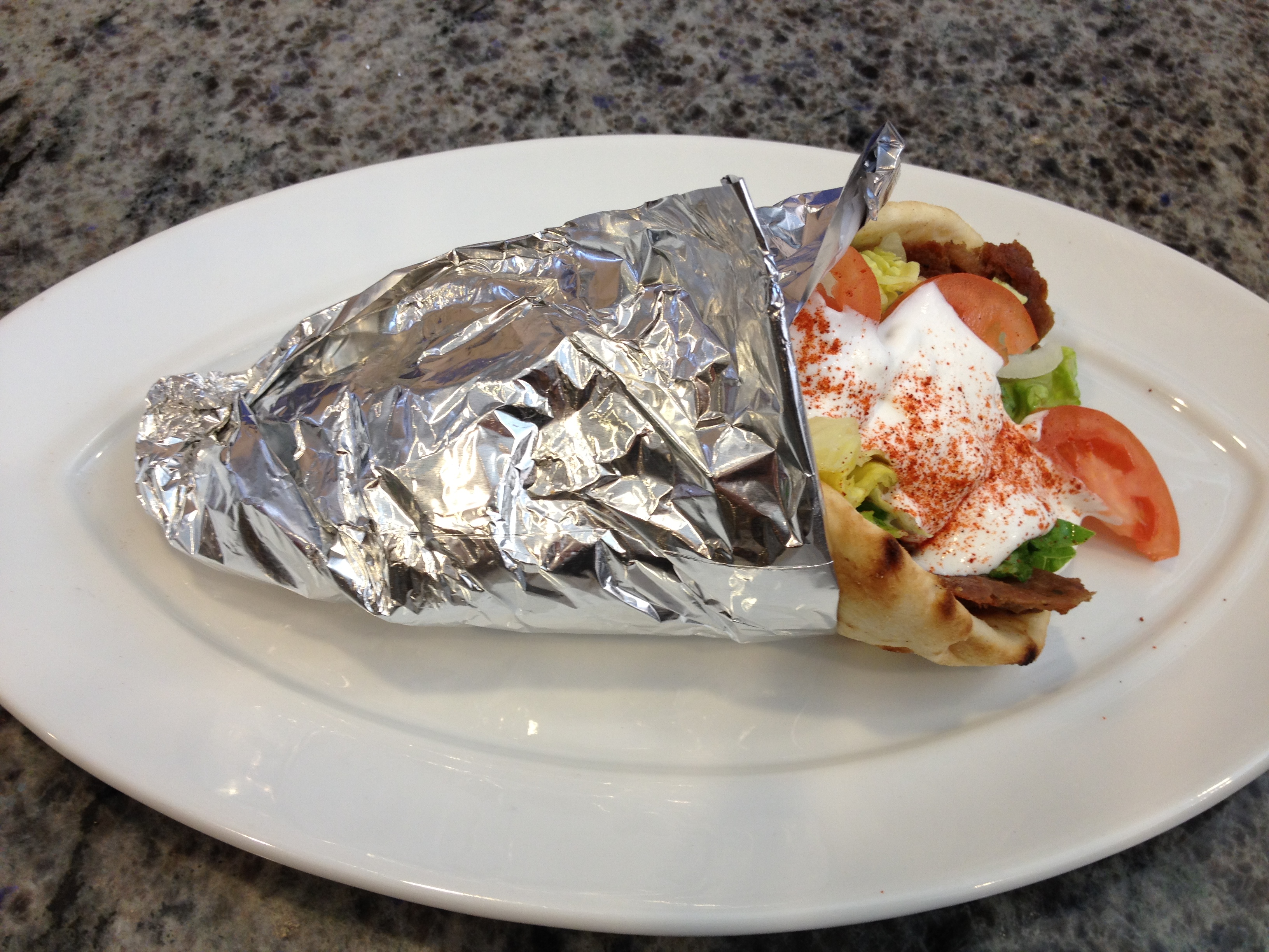 Order Gyro Sandwich food online from Aegea Corp store, Queens on bringmethat.com