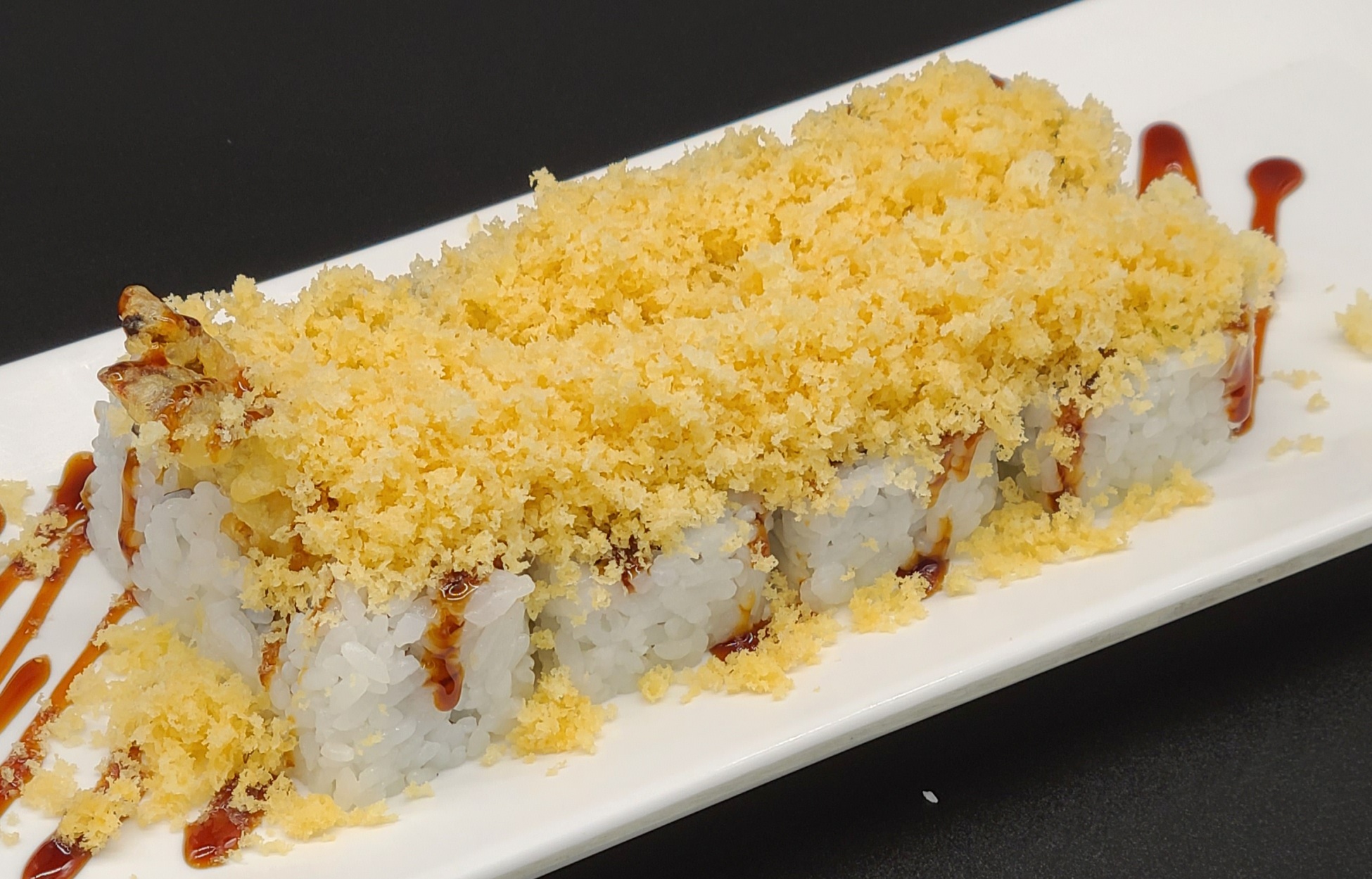 Order F7. Crunchy Roll(8pcs) food online from Hello Sushi store, Fullerton on bringmethat.com
