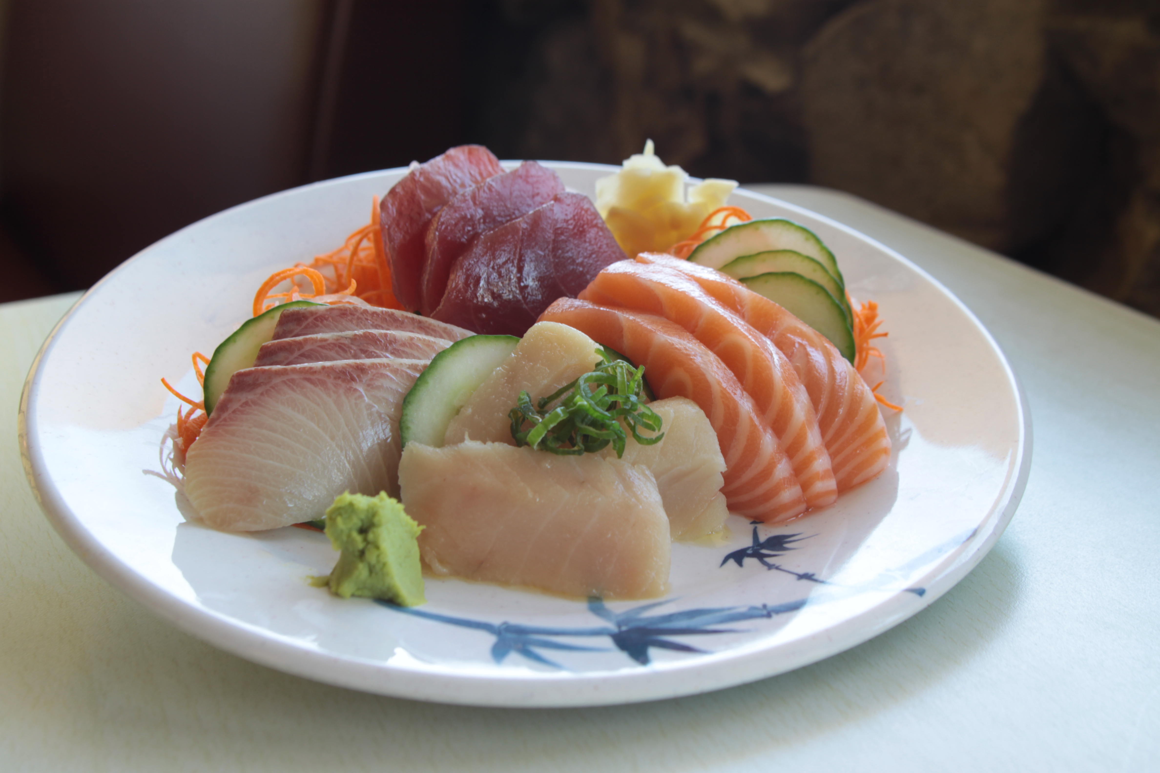 Order Assorted Sashimi Set, Miso Soup & Rice food online from Sushi Dragon store, Sun Valley on bringmethat.com