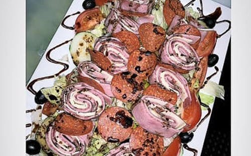 Order Antipasto Salad - Small food online from Hometown Pizza Of Southbury store, Southbury on bringmethat.com