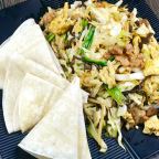 Order F12. Moo Shu Chicken food online from King Garden store, Wilmington on bringmethat.com