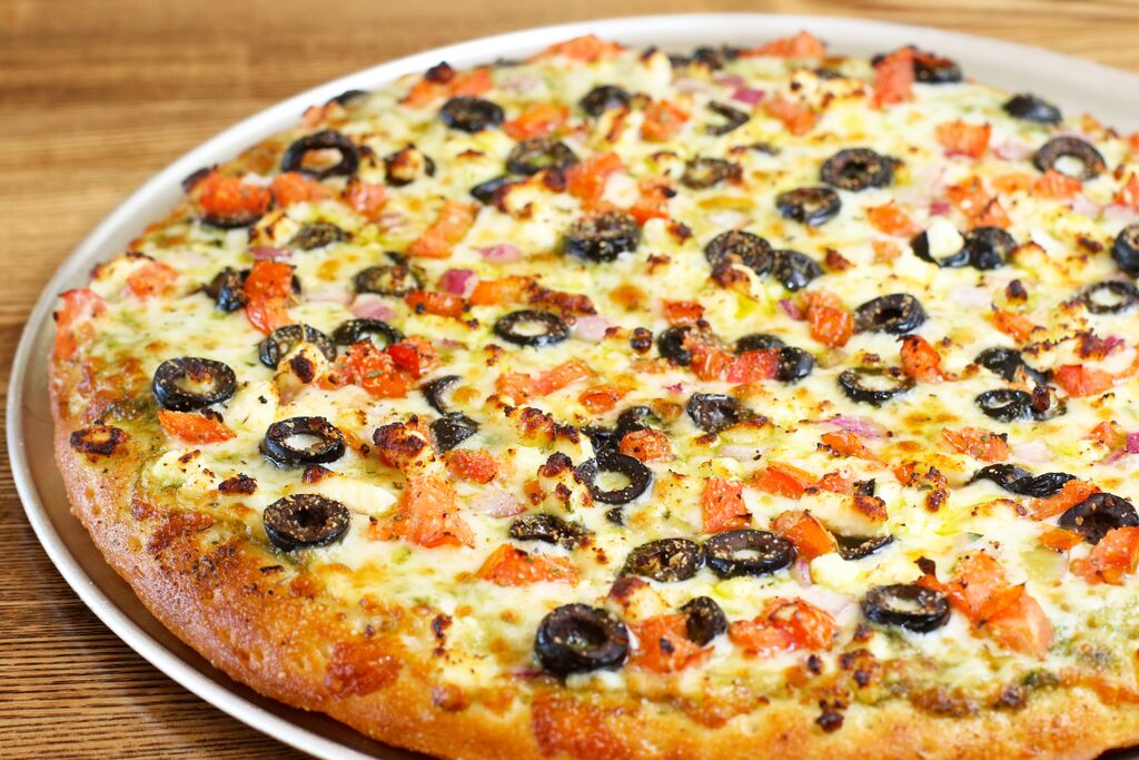 Order Greek Sheek   Pizza food online from Namaste Pizza store, Fremont on bringmethat.com