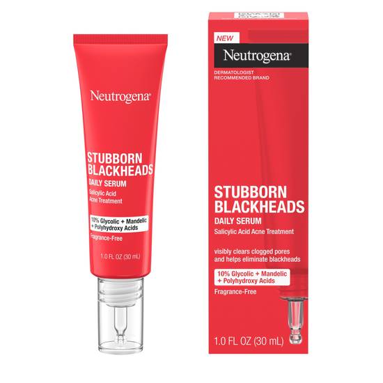 Order Neutrogena Stubborn Blackheads Daily Acne Facial Serum, 1 OZ food online from CVS store, INGLEWOOD on bringmethat.com