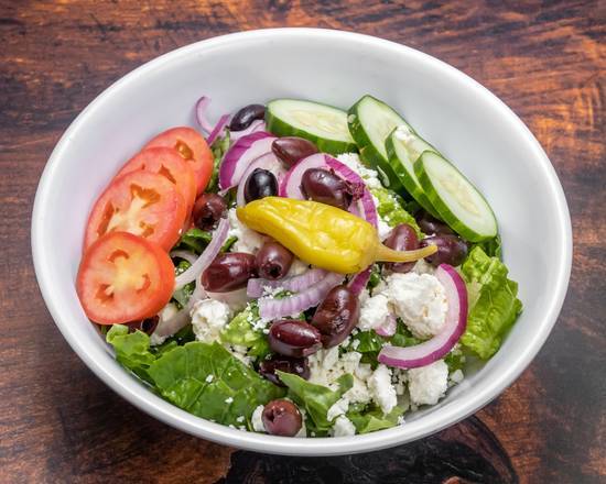 Order Greek Salad food online from Rosa Pizza store, Marietta on bringmethat.com