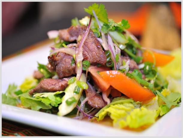 Order Beef Salad - Lunch Special food online from Thai Emerald store, Roswell on bringmethat.com