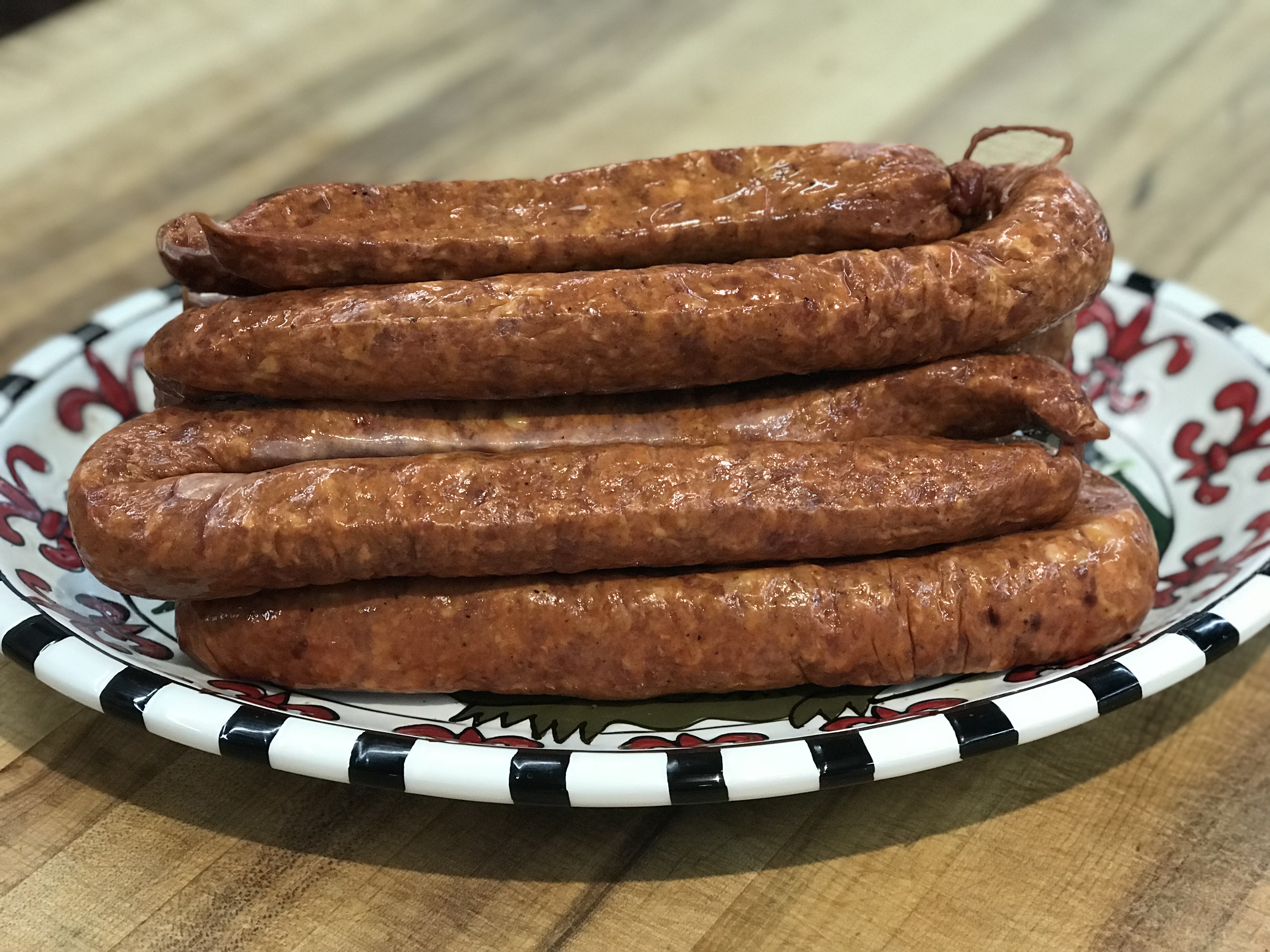 Order Smoked Pork Sausage food online from Taylor Cajun Meat Company store, New Albany on bringmethat.com