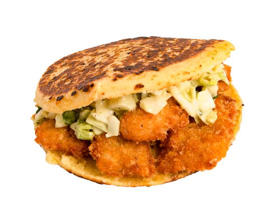 Order ~ 1 Crispy Chicken Signature Arepa food online from Guasaca store, Cary on bringmethat.com