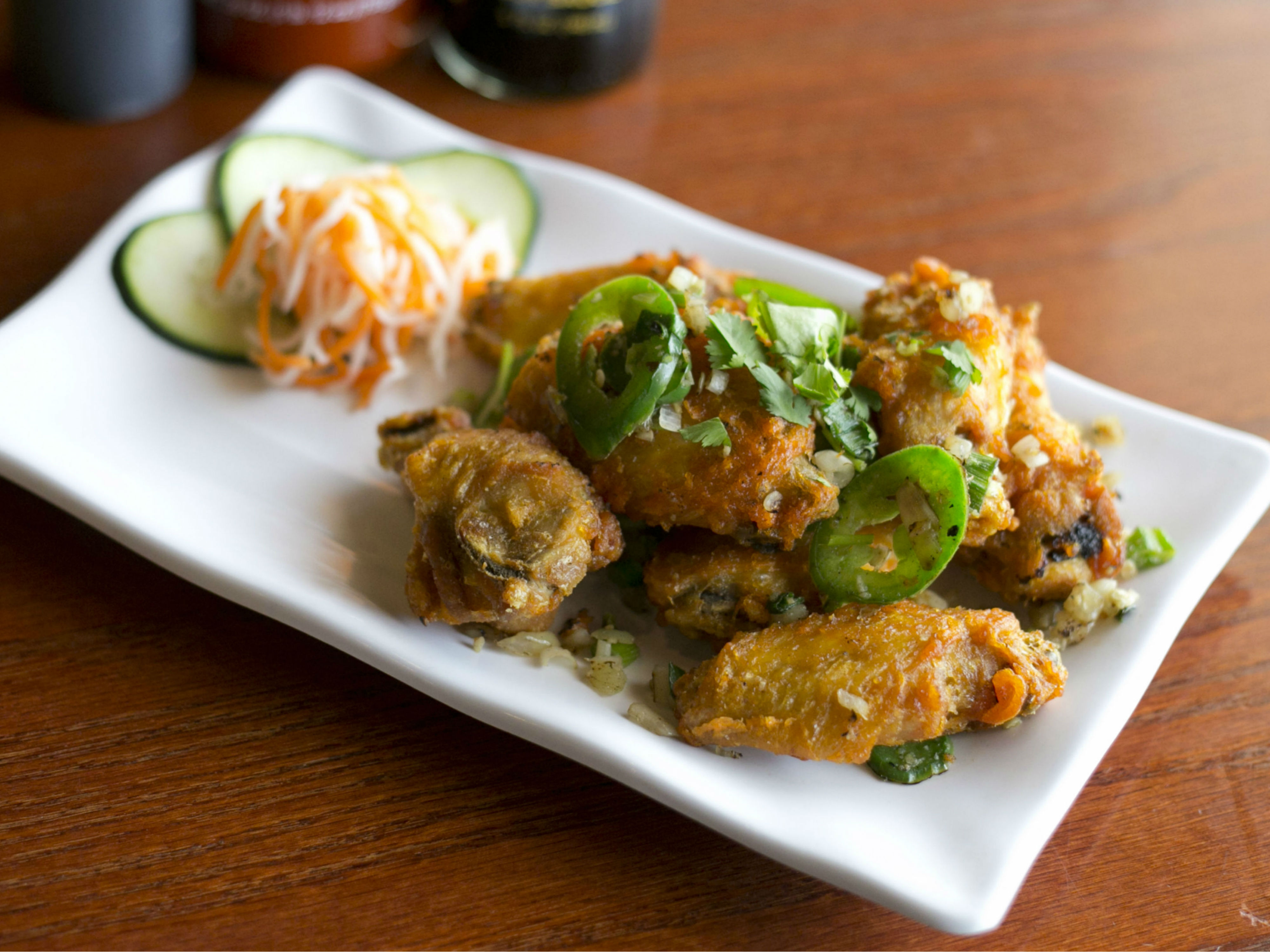 Order 43. Salted and Pepper Chicken Wings food online from House of Pho store, Hoffman Estates on bringmethat.com