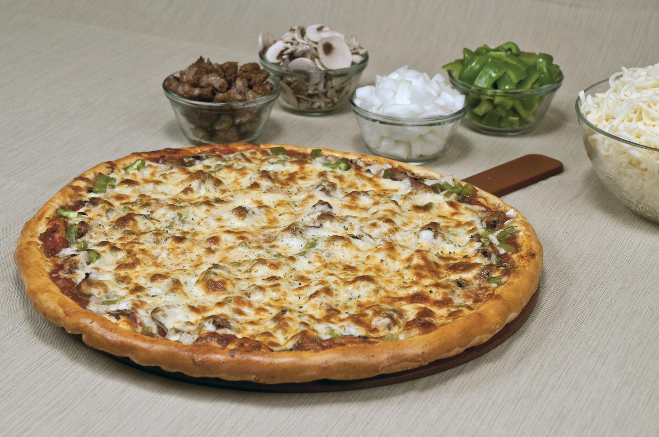 Order Build Your Own Thin Crust Pizza  food online from Rosati's Pizza store, Urbana on bringmethat.com