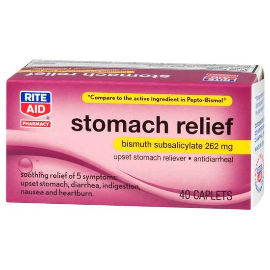 Order Rite Aid Stomach Relief Chewable Tablets (40 ct) food online from Rite Aid store, MILFORD on bringmethat.com