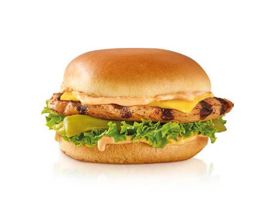 Order Charbroiled Santa Fe Chicken™ Sandwich food online from Carl's Jr. store, Merced on bringmethat.com