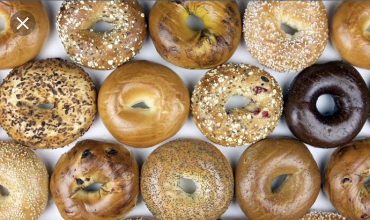 Order Bagel food online from Mediterranean Grill And Bar store, New York on bringmethat.com