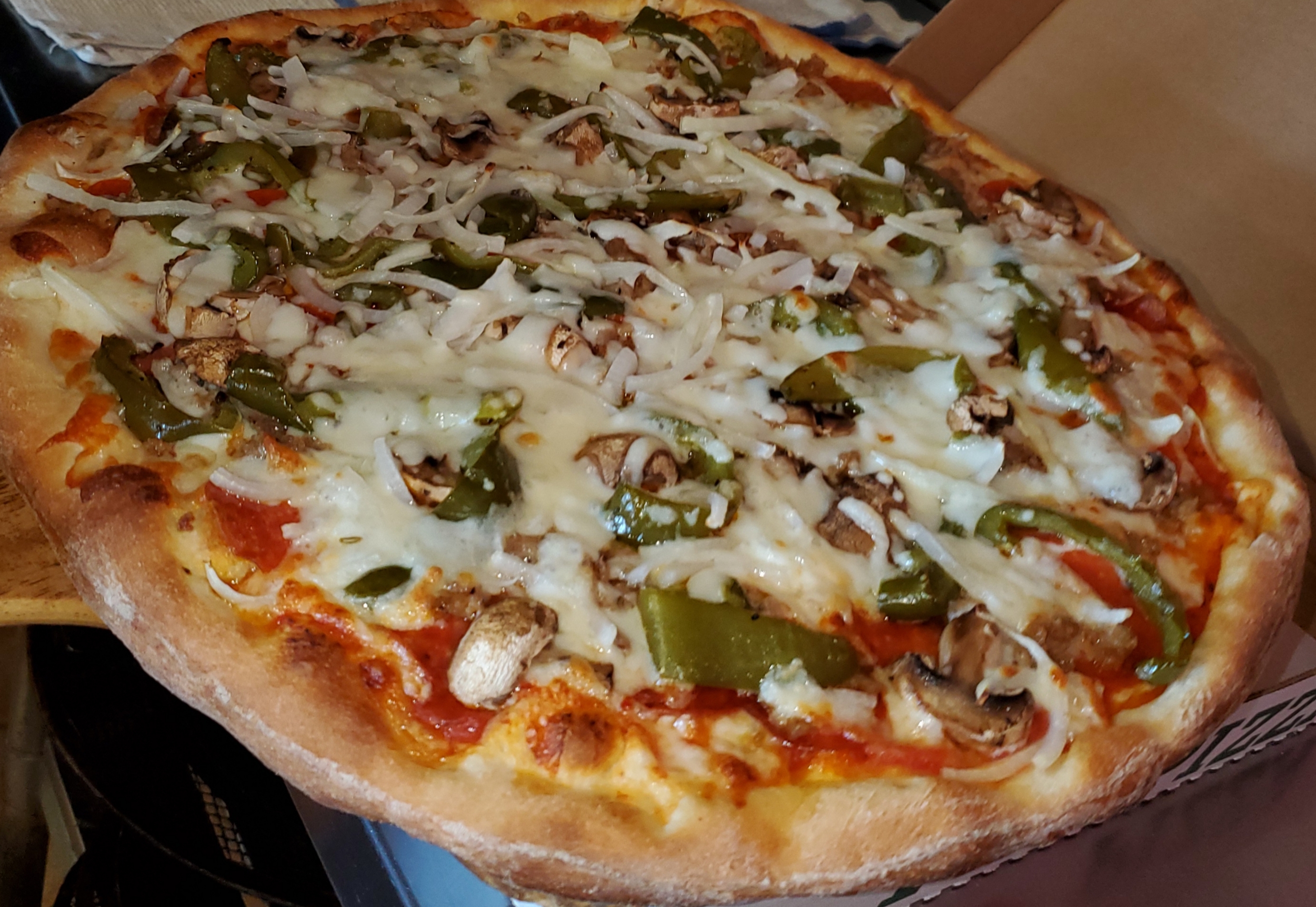 Order The Works Pizza food online from Uncle Joe Pizzeria & Grill store, Williamstown on bringmethat.com