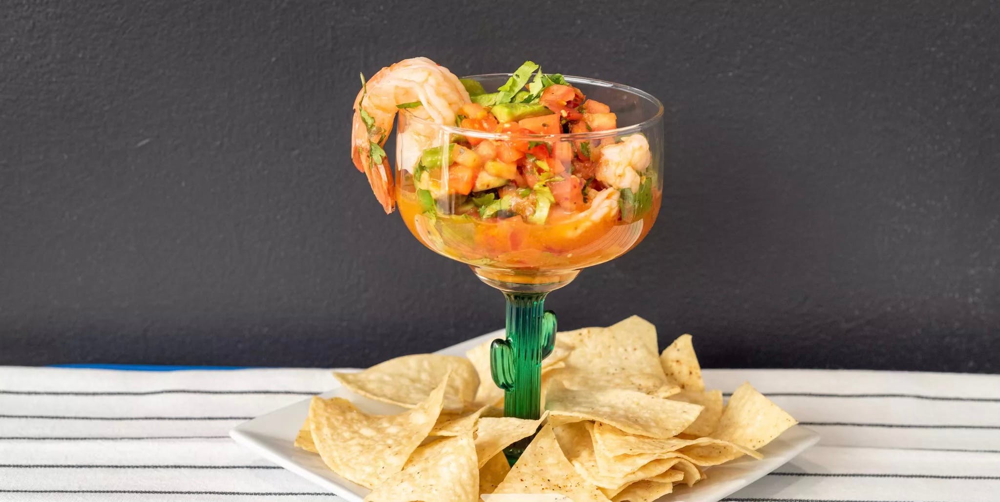 Order Ceviche de Camarones - Appetizer food online from Four Brothers Pizza store, Westport on bringmethat.com