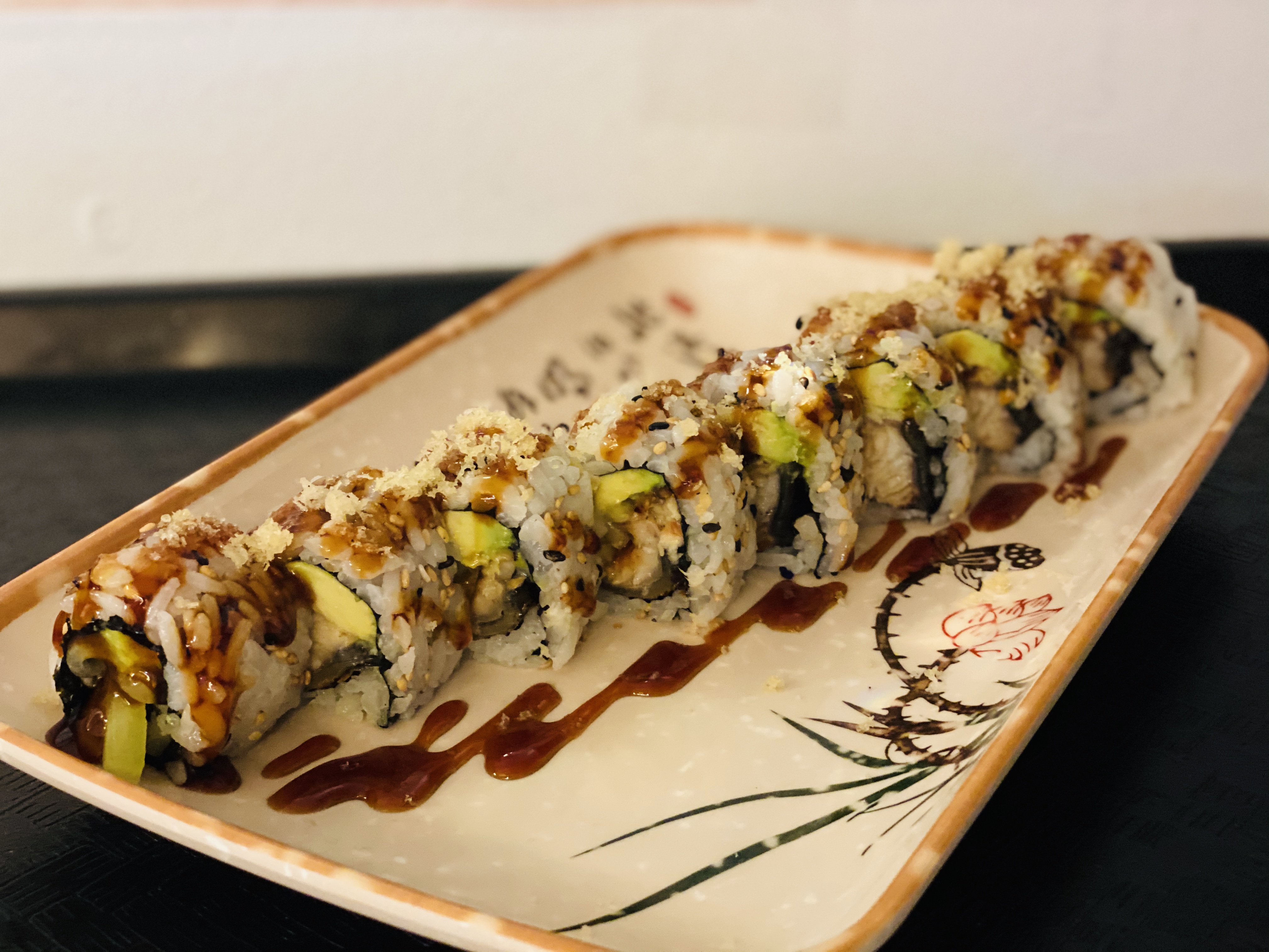 Order 85. Unagi Roll 鳗鱼卷 food online from Tengu Sushi store, Newport on bringmethat.com