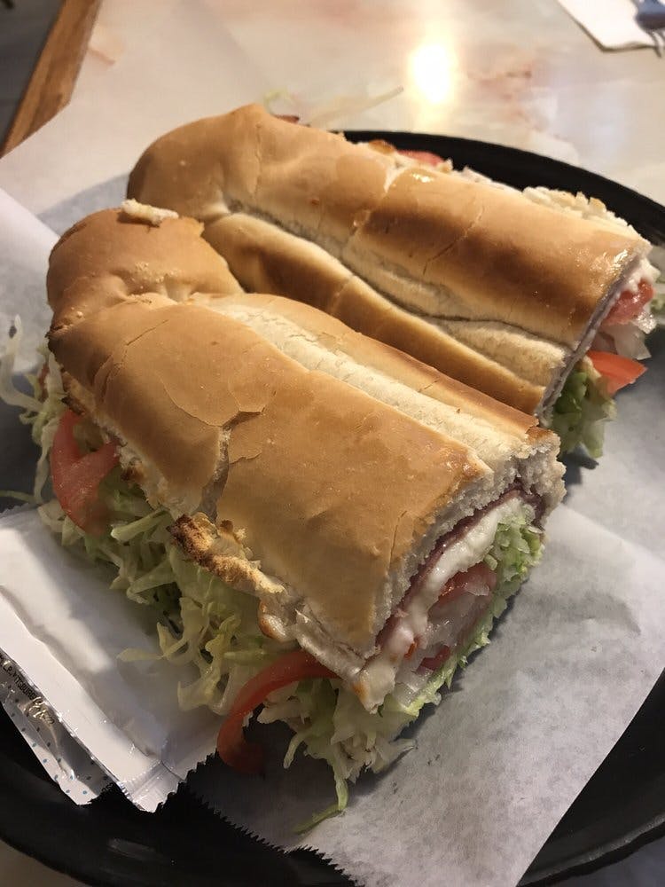 Order Italian Hot Baked Hoagie - Small 6" food online from Villa Reale Pizzeria & Restaurant store, Pittsburgh on bringmethat.com