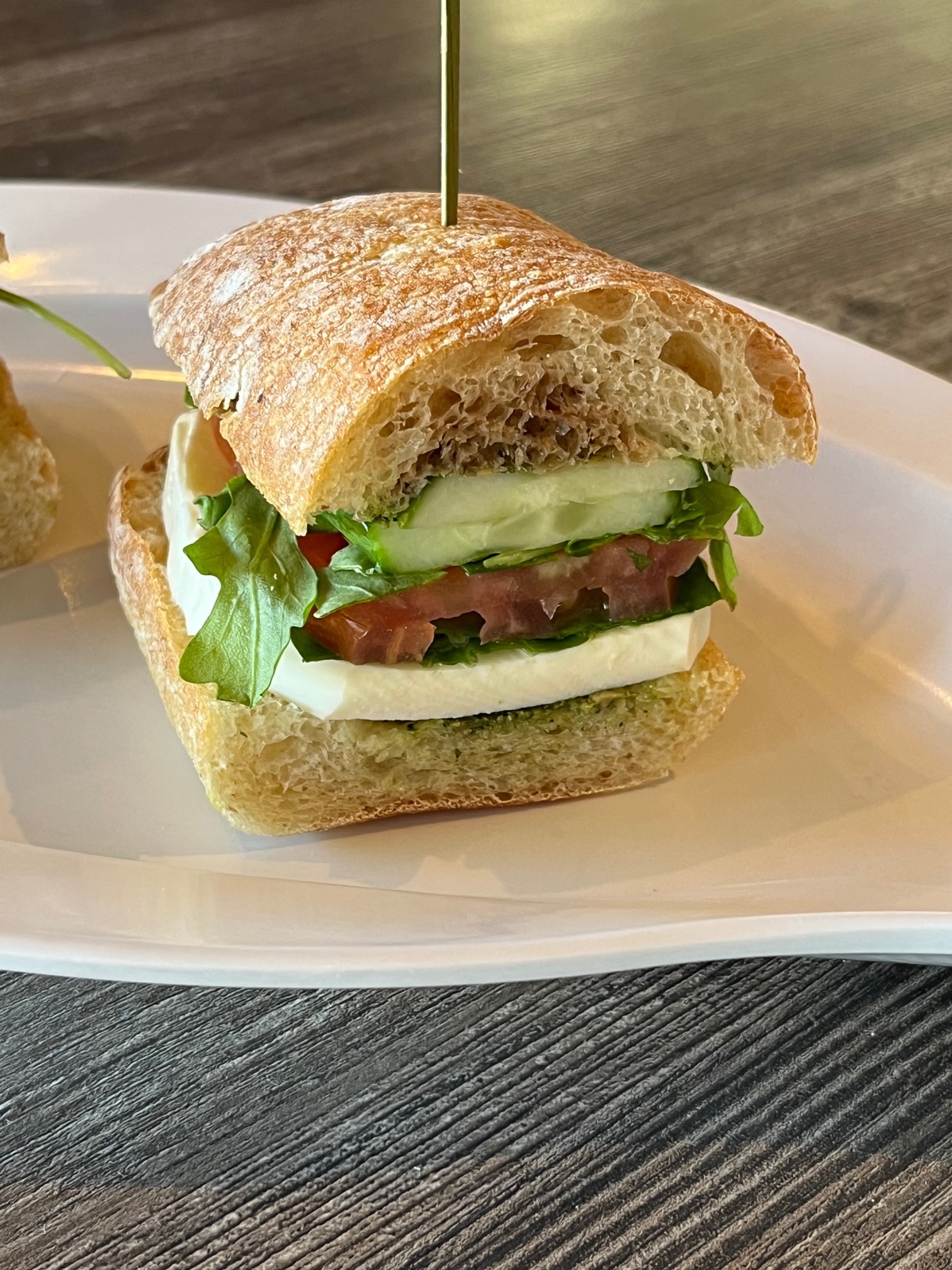 Order Caprese Sandwich food online from Cafe Rose Express store, Costa Mesa on bringmethat.com