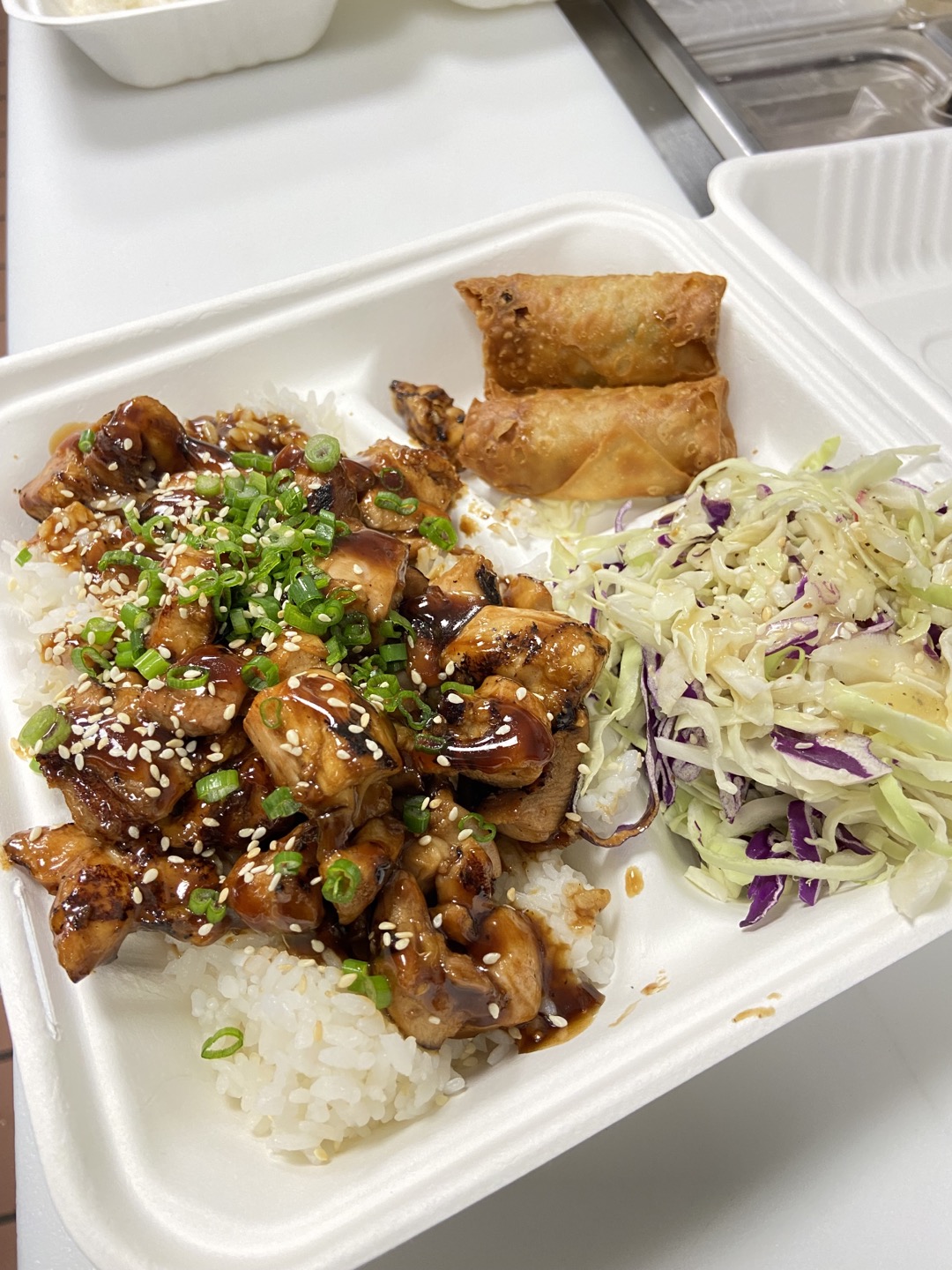 Order Charbroiled teriyaki chicken combo food online from Foodieum Cafeteria store, Norwalk on bringmethat.com