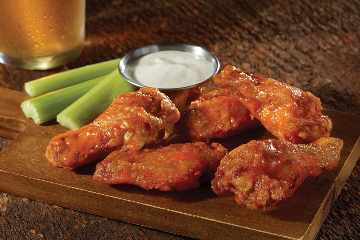 Order BONE-IN CHICKEN WINGS SHORT food online from Old Chicago Pizza + Taproom store, Olathe on bringmethat.com