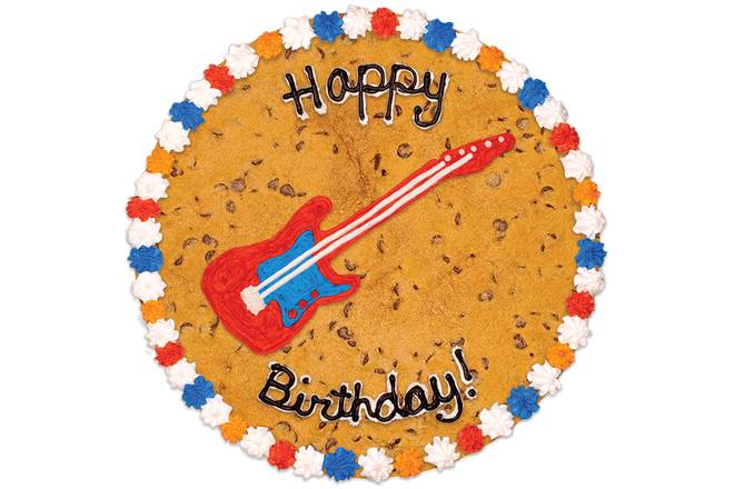 Order #421: Birthday Guitar food online from Nestle Tollhouse Cafe store, Highland Village on bringmethat.com